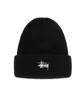 Stüssy Basic Cuff Beanie (Schwarz)