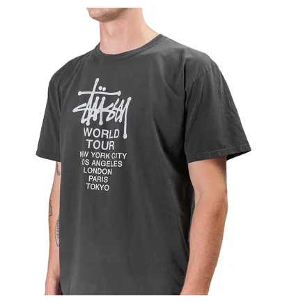 Stüssy Tour Tee (Schwarz)