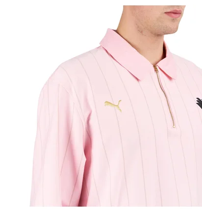 Puma x Palermo F.C. Long Sleeve Polo (Pink)