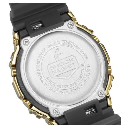Casio G-Shock GM-5600G-9ER (Schwarz / Gold)