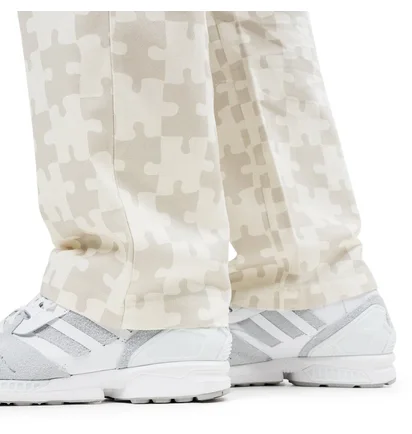 Dime Puzzle Twill Pants (Weiß / Grau)