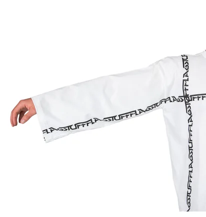 Flagstuff 'Big Line' L/S Tee (Weiß)