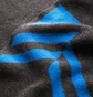 Han Kjobenhavn Scarf (Schwarz / Blau)