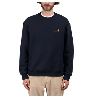 Carhartt WIP American Script Sweatshirt (Navy)