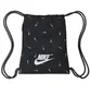 Nike Heritage Gymbag (Schwarz / Weiß)