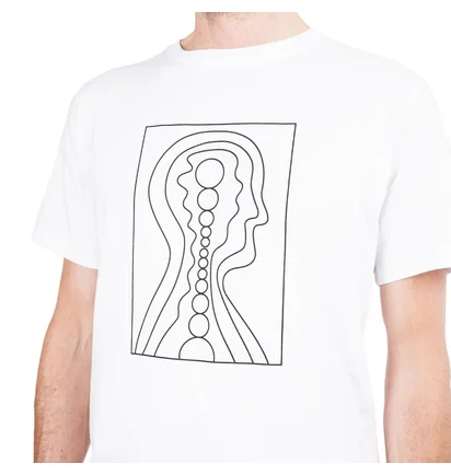Norse Projects x Geoff McFetridge Niels Stick Drawing T-Shirt (Weiß)