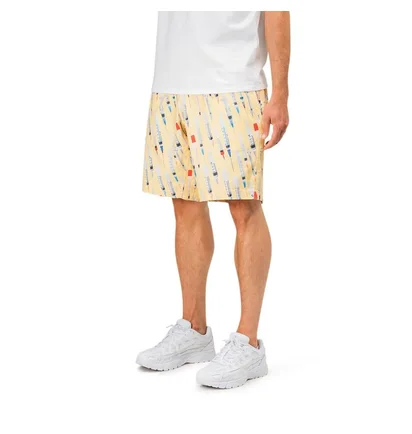 Pleasures Beverly Twill Shorts (Hellbeige / Multi)