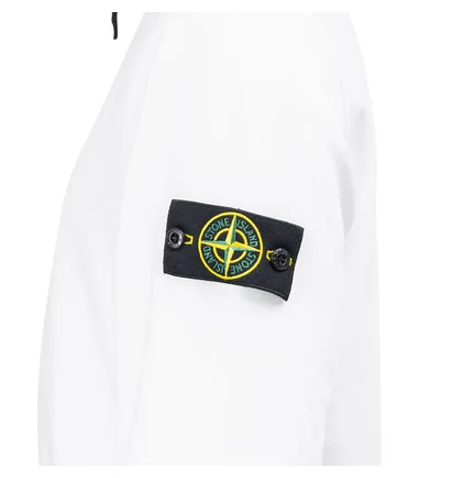 Stone Island Half Zip Sweatshirt (Weiß)