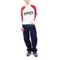Obey Soccer Polo Sweater (Beige / Rot)