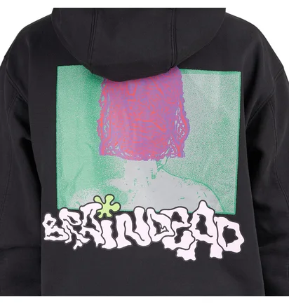 Brain Dead Throwing Hands Hooded Sweat (Schwarz)