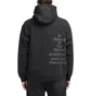 Brain Dead Tonal Type Print Hoodie (Schwarz)
