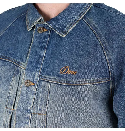 Dime Denim Jacket (Blau / Weiss)