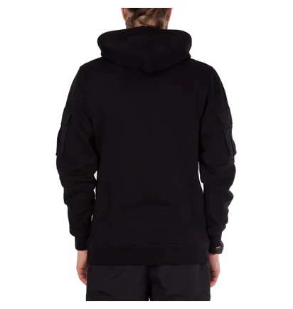 Han Kjobenhavn Casual Hoodie (Schwarz Sleeve Pocket)