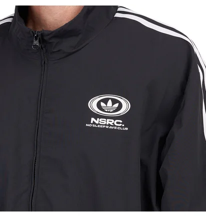 adidas x No Sleep Rave Club Track Top (Schwarz / Weiß)