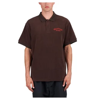 Metalwood Medieval Terry Polo (Braun / Rot)