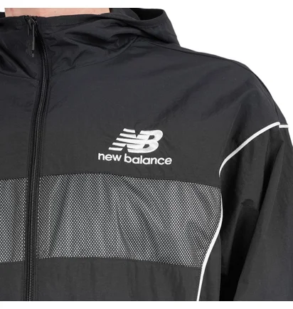 New Balance Athletics Windbreaker (Schwarz)