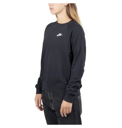 Nike WMNS Sportswear Essential Fleece Shirt (Schwarz)