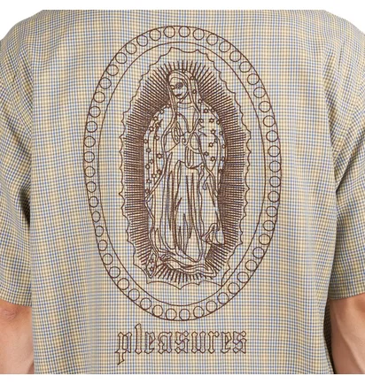Pleasures Blessed Button Down Shirt (Grün)