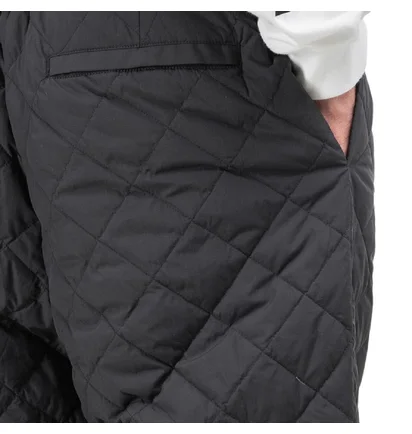 Snow Peak Recyled Nylon Ripstop Down Pants (Schwarz)