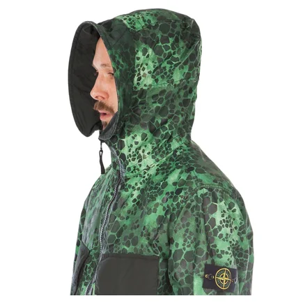 Stone Island Alligator Camo Light Cotton - Nylon Rep (Grün)