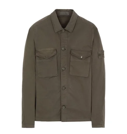 Stone Island Overshirt 'Ghost Piece' (Olive)