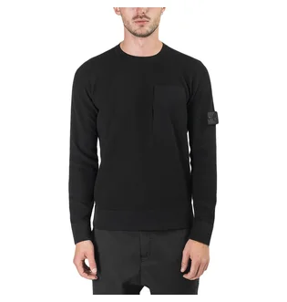 Stone Island Shadow Project Knitwear Sweat Shirt (Schwarz)