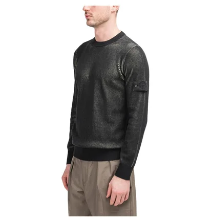 Stone Island Shadow Project Two Colour Crewneck (Schwarz)