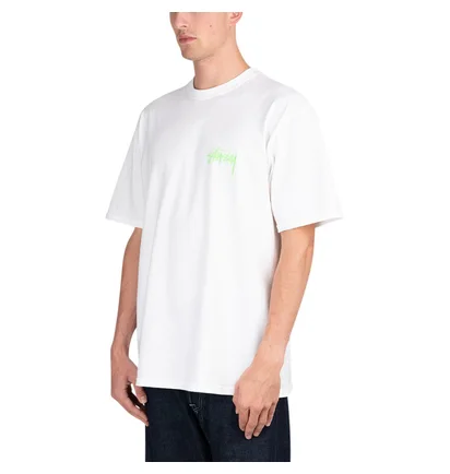 Stüssy Dance Energy Tee (Weiß / Grün)