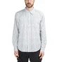 Stüssy Jacquard Logo Stripe Shirt (Weiß)