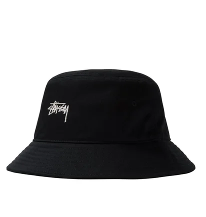 Stüssy Stock Bucket Hat (Schwarz)