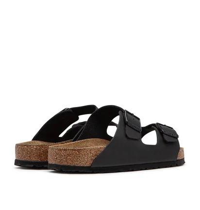 Birkenstock Arizona Soft Footbed Birko-Flor (Schwarz)