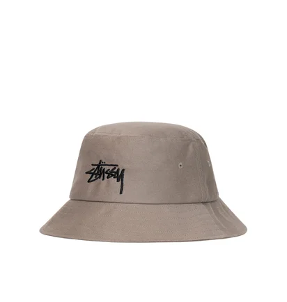 Stüssy Big Stock Bucket Hat (Khaki)