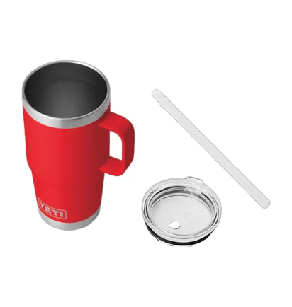 Yeti Rambler 25oz (739ml) Straw Mug (Rot)