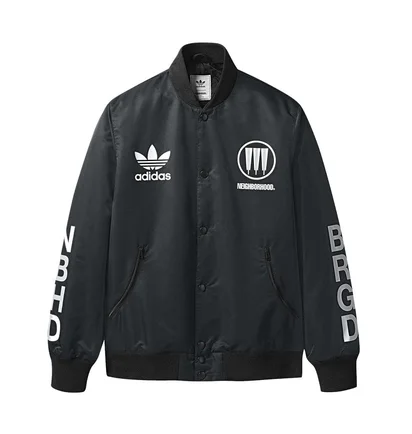 adidas x Neighborhood NBHD Stadium Jacket (Schwarz)