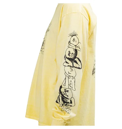 Brain Dead Leon's Girls Longsleeve (Gelb)