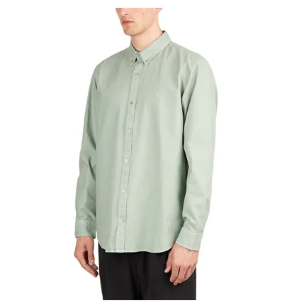 Carhartt WIP Longsleeve Bolton Shirt (Minzgrün)