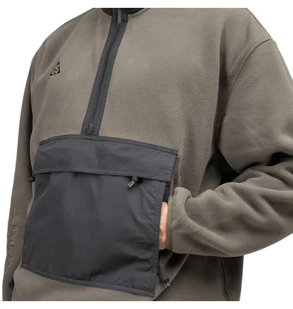 Nike ACG Polar Half Zip Anorak (Olive / Schwarz)