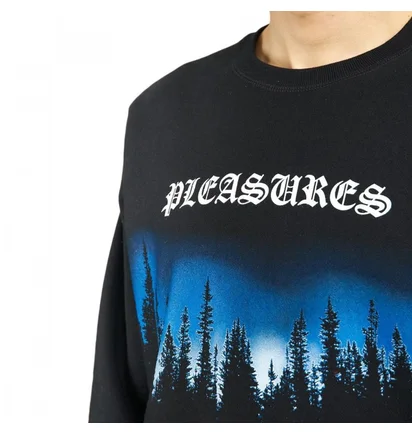Pleasures Forest Premium Crewneck (Schwarz)
