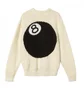 Stüssy 8 Ball Heavy Brushed Mohair Sweater (Cream)