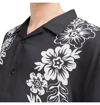 Stüssy Hawaiian Pattern Shirt (Schwarz)