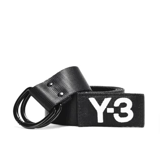 Y-3 Logo Belt (Schwarz)