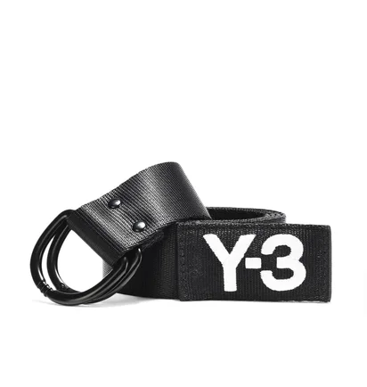 Y-3 Logo Belt (Schwarz)