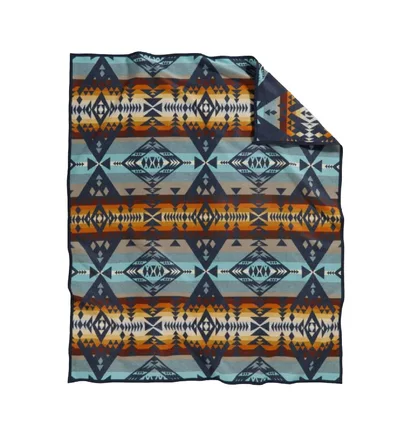 Pendleton Blanket Robe Diamond Peak (Navy / Multi)