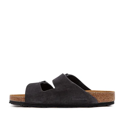 Birkenstock Arizona Soft Footbed Suede (Grau)