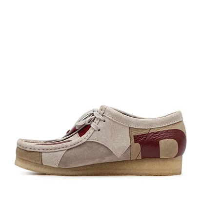 Clarks x Franck Pellegrino Wallabee Combi (Rot)