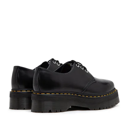 Dr. Martens 1461 Quad Squared Toe Leather Shoes (Schwarz)