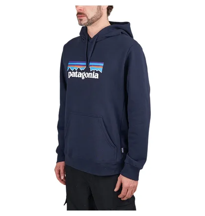 Patagonia P-6 Logo Uprisal Hoodie (Navy)
