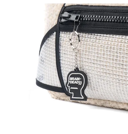 Brain Dead Sherpa Rush Hour Fanny Pack Bag (Cream / Blau)