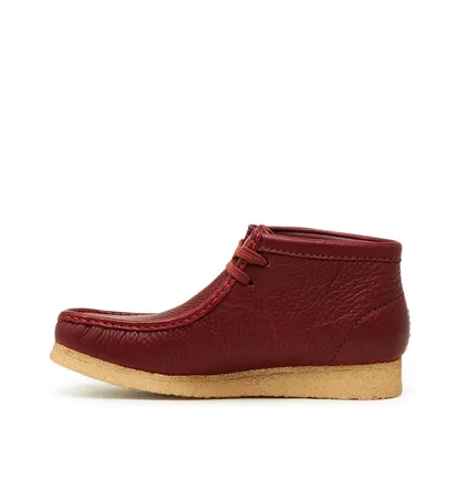Clarks Originals x Sporty & Rich Wallabee Boot (Bordeaux)
