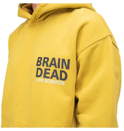Brain Dead Break Through Hoodie (Gelb)